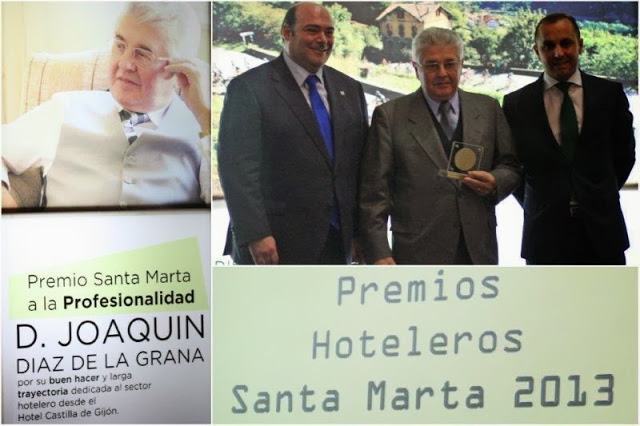 recepción del premio santa marta 2013